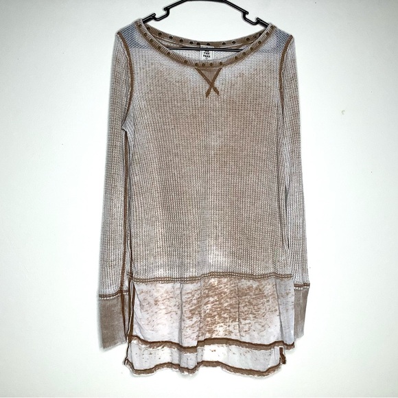 We The Free Tops - < We The Free Thermal Burnout Long Sleeve Top >